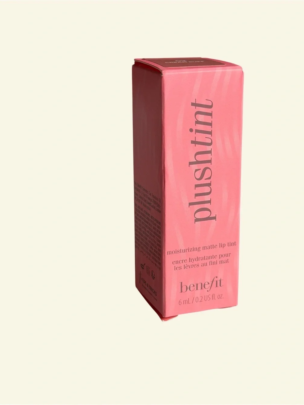 Benefit PlushTint Moisturizing Matte Lip Tint - Cream Puff (02) BNIB